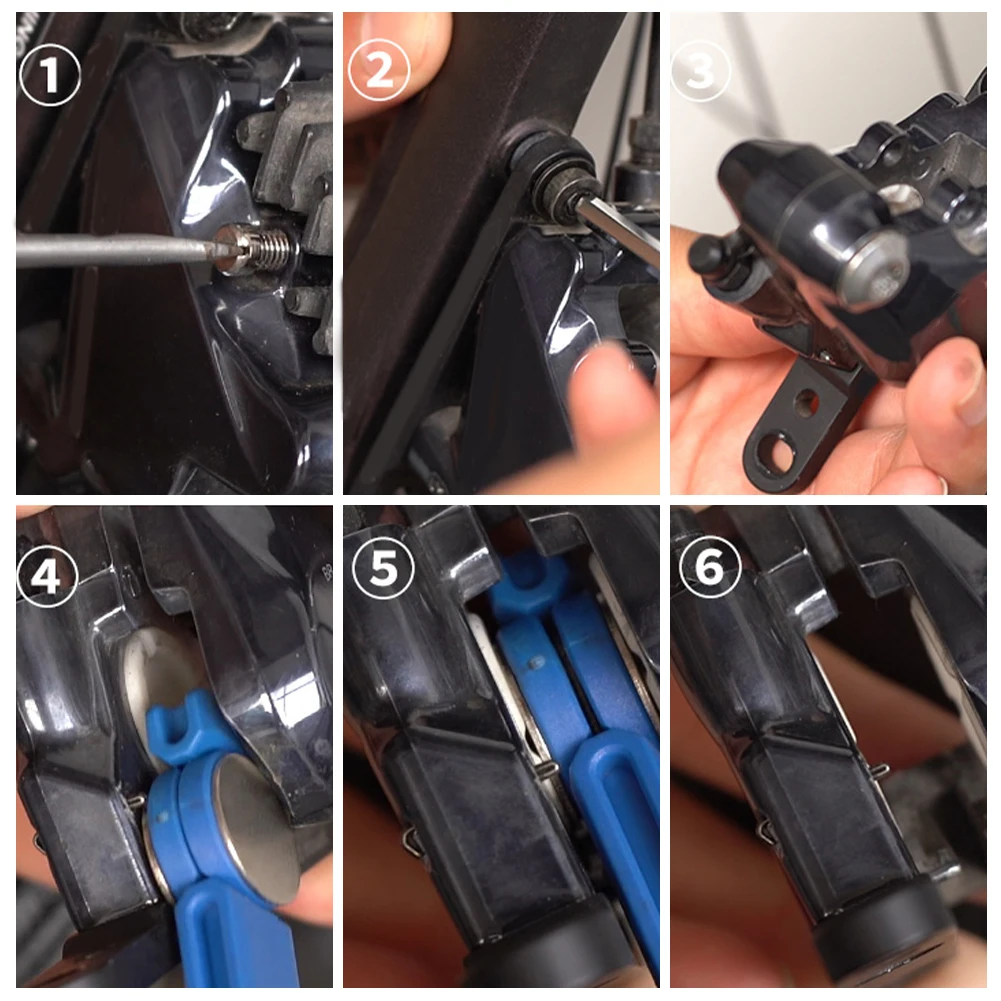 Durable Bicycle Brake Pad Spreader Tool 360° Rotatable Bike Oil Disc Piston Reset Hydraulic Brake Caliper Piston Extension