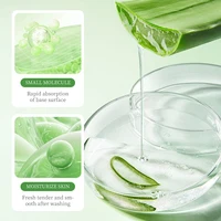 Face Moisturizing Aloe Vera Gel Facial Cleanser Aloe Vera Sparkling Peeling Gel Deep Cleansing Skin Care 2