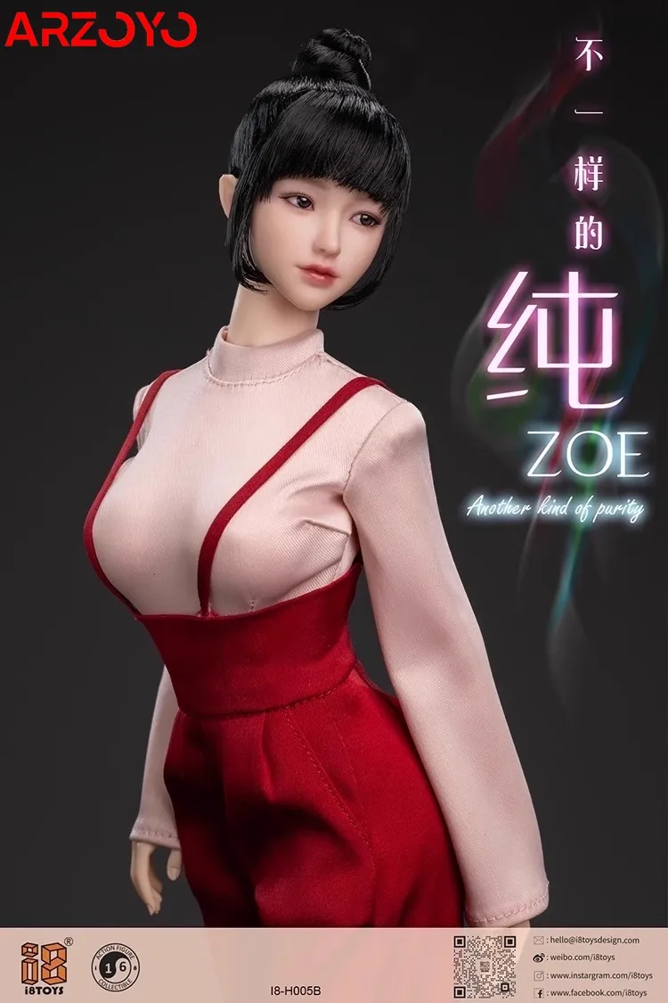I8TOYS I8-H005 1/6 ゾーイ可動目ヘッドスカルプト彫刻モデル