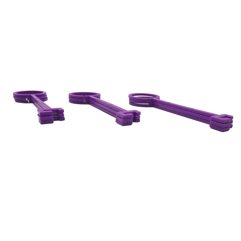 50Pcs Target Hanger Target Hook Clip Gong ABS Target Hanging Pipe Target Holders DIY Assembly Stand Kit Durable