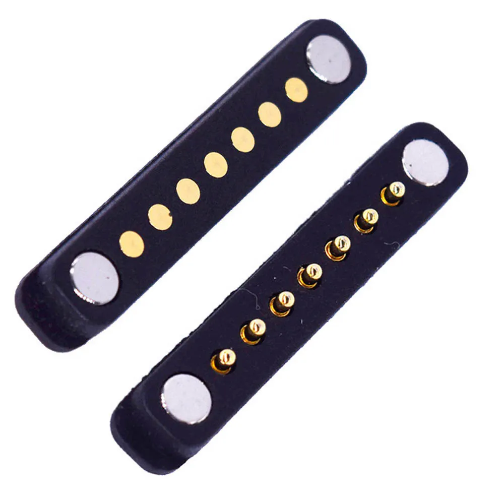 10세트 36V1A 자기식 포고핀 커넥터 2핀/10핀 포고핀 암수 2.54mm 2.8mm 스프링 장착 DC 마그넷 전원 소켓