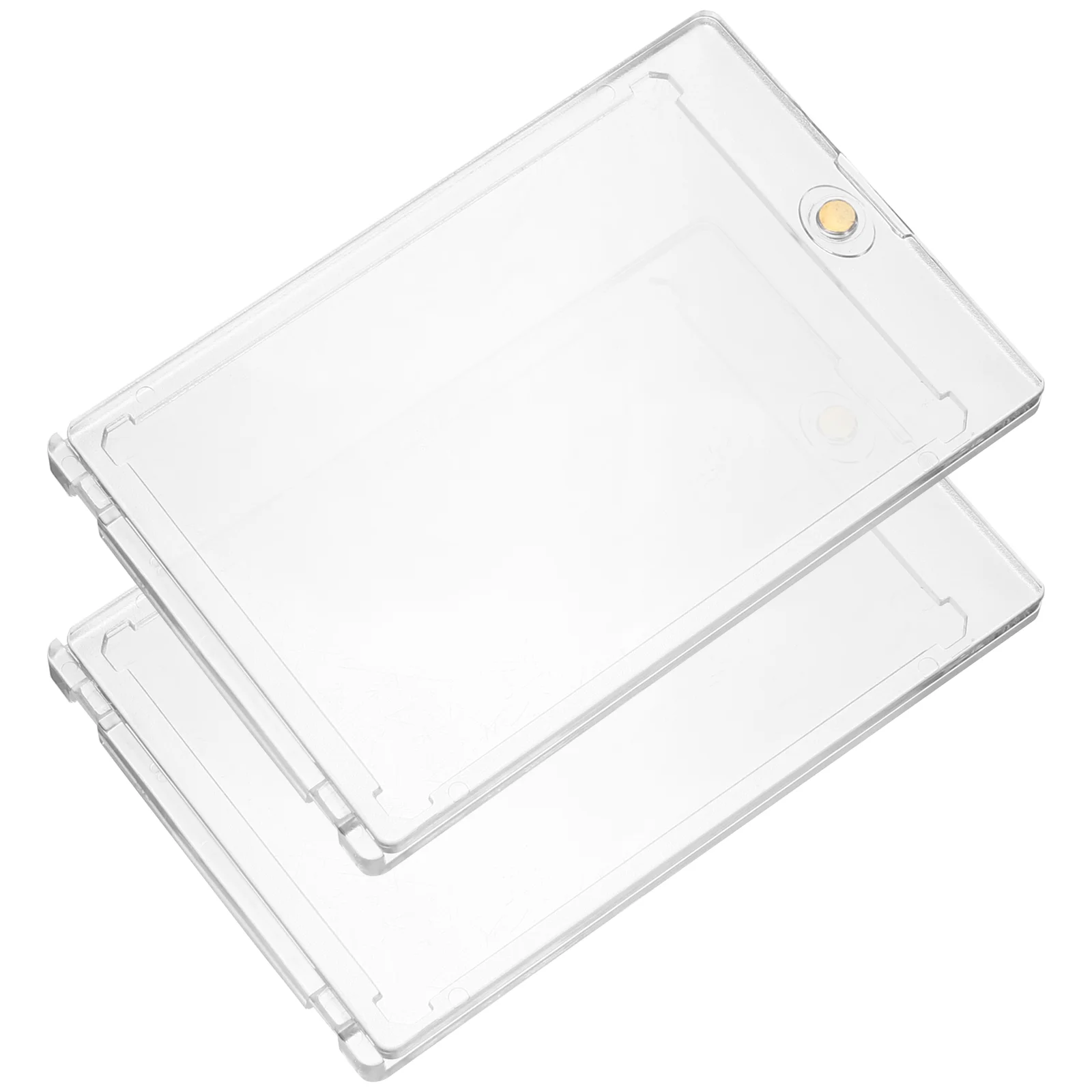 

Magnetic Card Holder Acrylic Case Football Trading Hard Sleeves Sports Cards Soccer