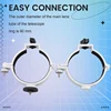 2 Pcs 80DX Astronomical Telescope Ring For Main Lens Barrel With An External Diameter Of 90Mm 5