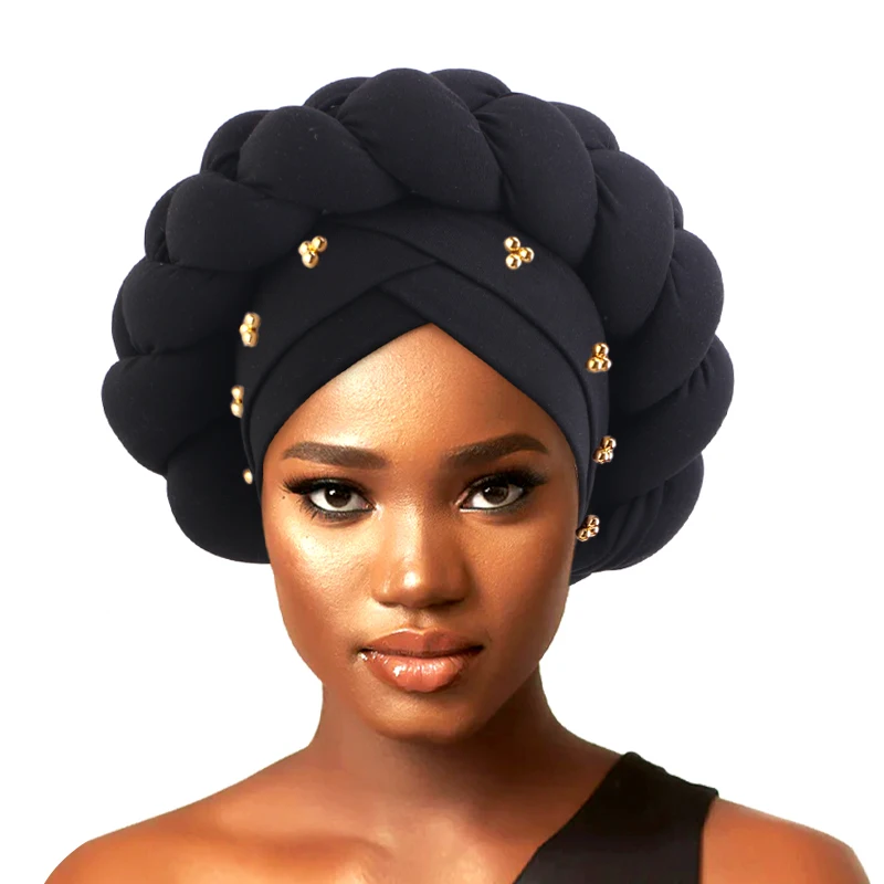 Women Fashion Gold Drill Three-Dimensional Twist Braid Headscarf Bonnets Muslim Pure Colors Hat Cancer Chemo Caps Wrap Head Hat m3 m4 m5 m6 m8 m10 hexagon domed caps ecrou acorn nuts tuercas ball head round cejilla cache dado for bolts porca mutter din917