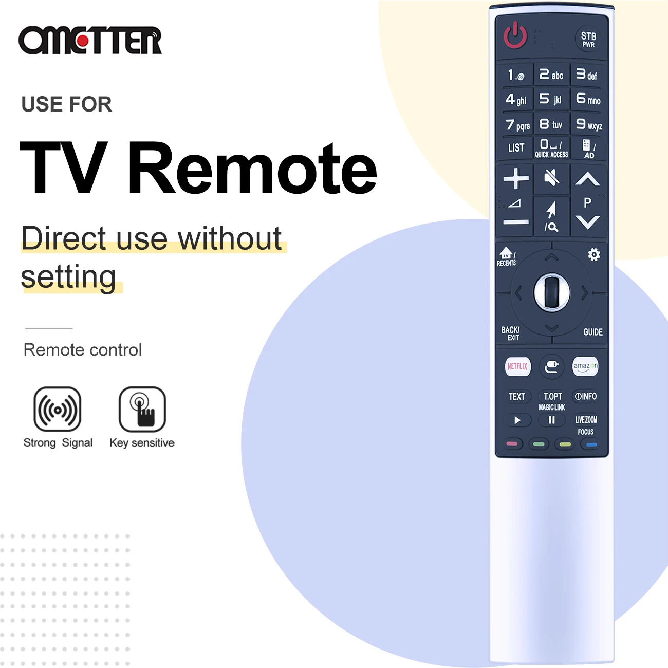Oled Smart tv Controle Remoto com Usb An-mr700 Akb75455601 Novo - Image 5