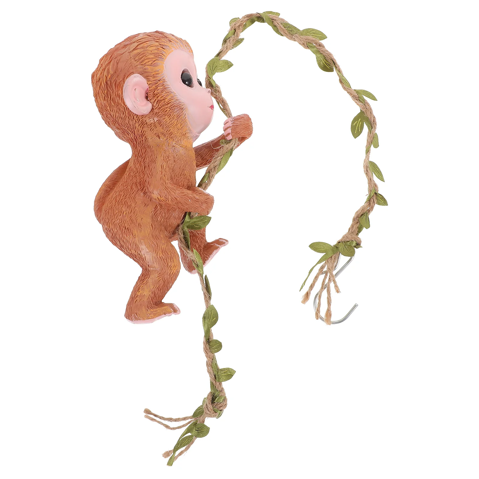 

Resin Little Monkey Decoration Hanging Figure Delicate Adorable Compact Courtyard Accessory Ornament Statue