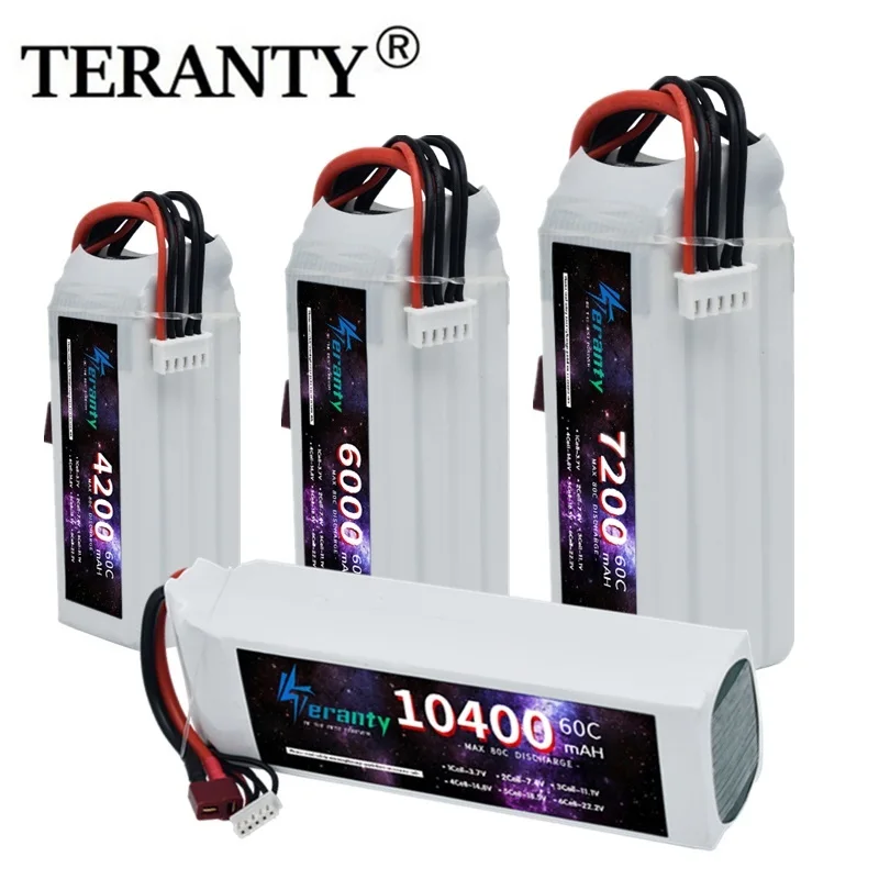 Batterie Drone 4S LiPo XT60/T 4200-10400mAh Haute Capacité