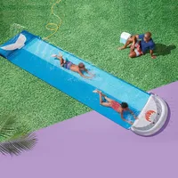Doki Toy Interactive Water Slide Toy Whale Water Slide Play Toy Water Spray Slide Double Children Outdoor Water Spray Mat 2024 2