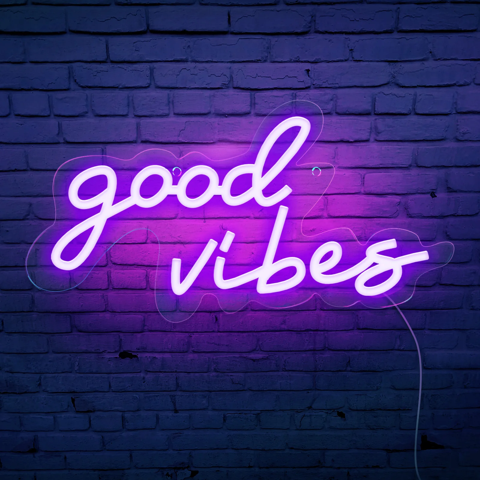Neon Good Vibes Led Light Sign Wedding Decor Neon Signs For Room Wall