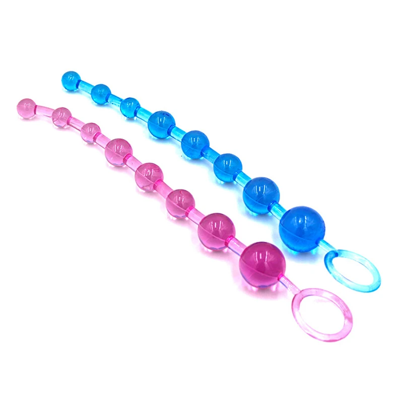 Anale stimulator met kralen butt plug voor koppels_voghion.com