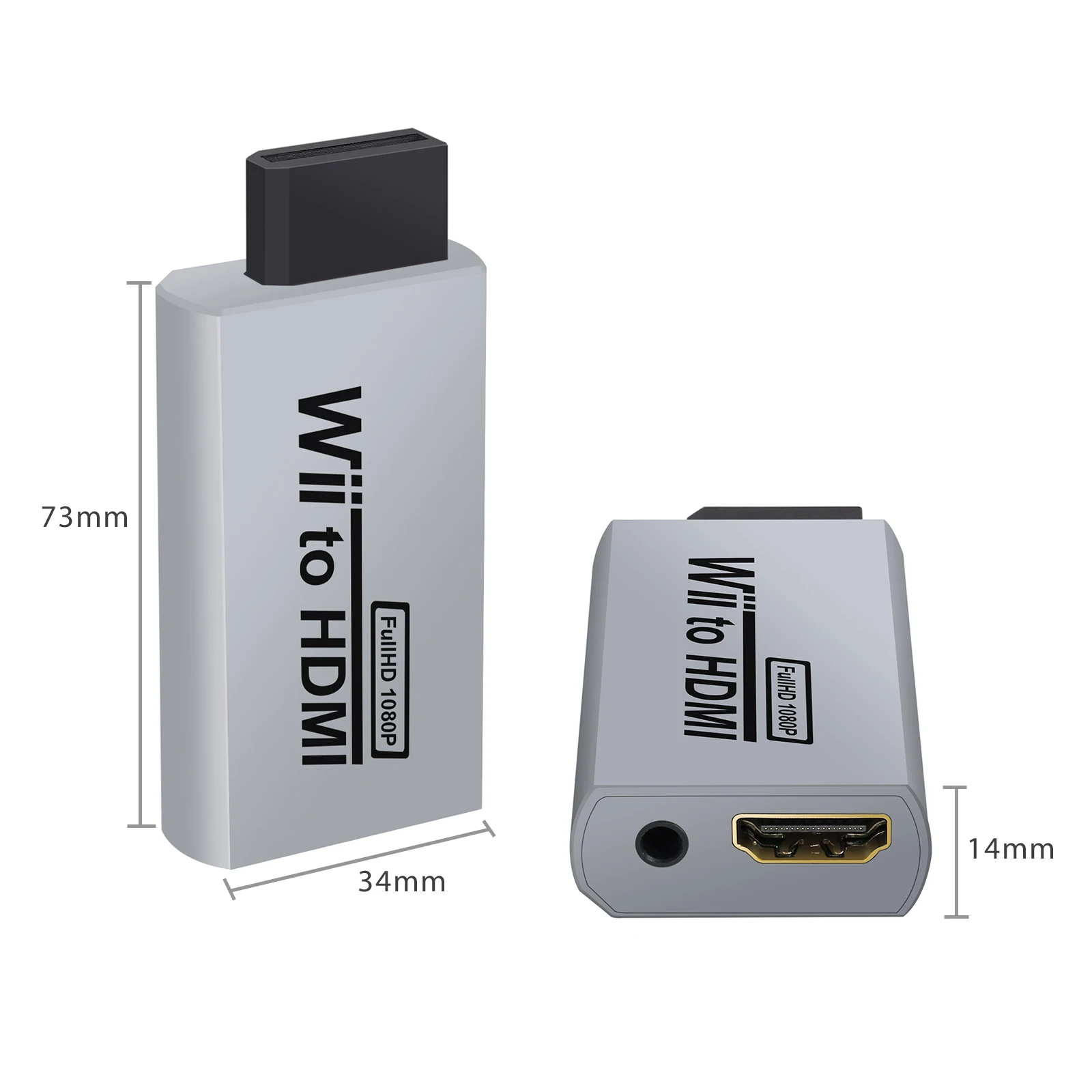 Neoteck-Wii to HDMI ȯ  Wii ȣ 720/1080P  , HD HDTV 3.5mm , 1m HDMI ̺ 