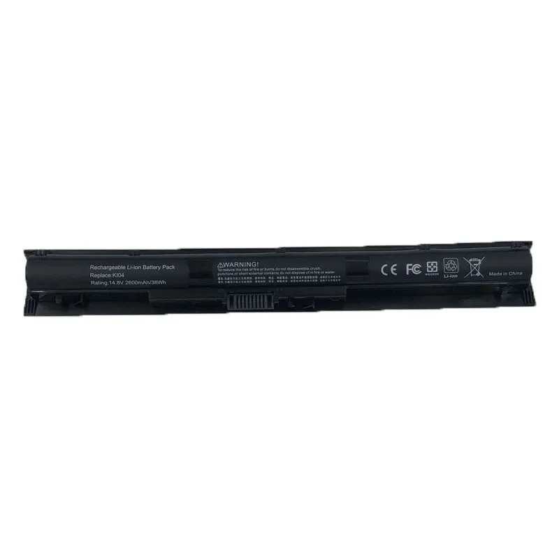 

14.8V 38Wh/2600mAh KI04 Laptop Battery for HP Pavilion 14-ab011TX 15-ab038TX TPN-Q158 TPN-Q160 TPN-Q161 HSTNN-LB6S HSTNN-DB6T
