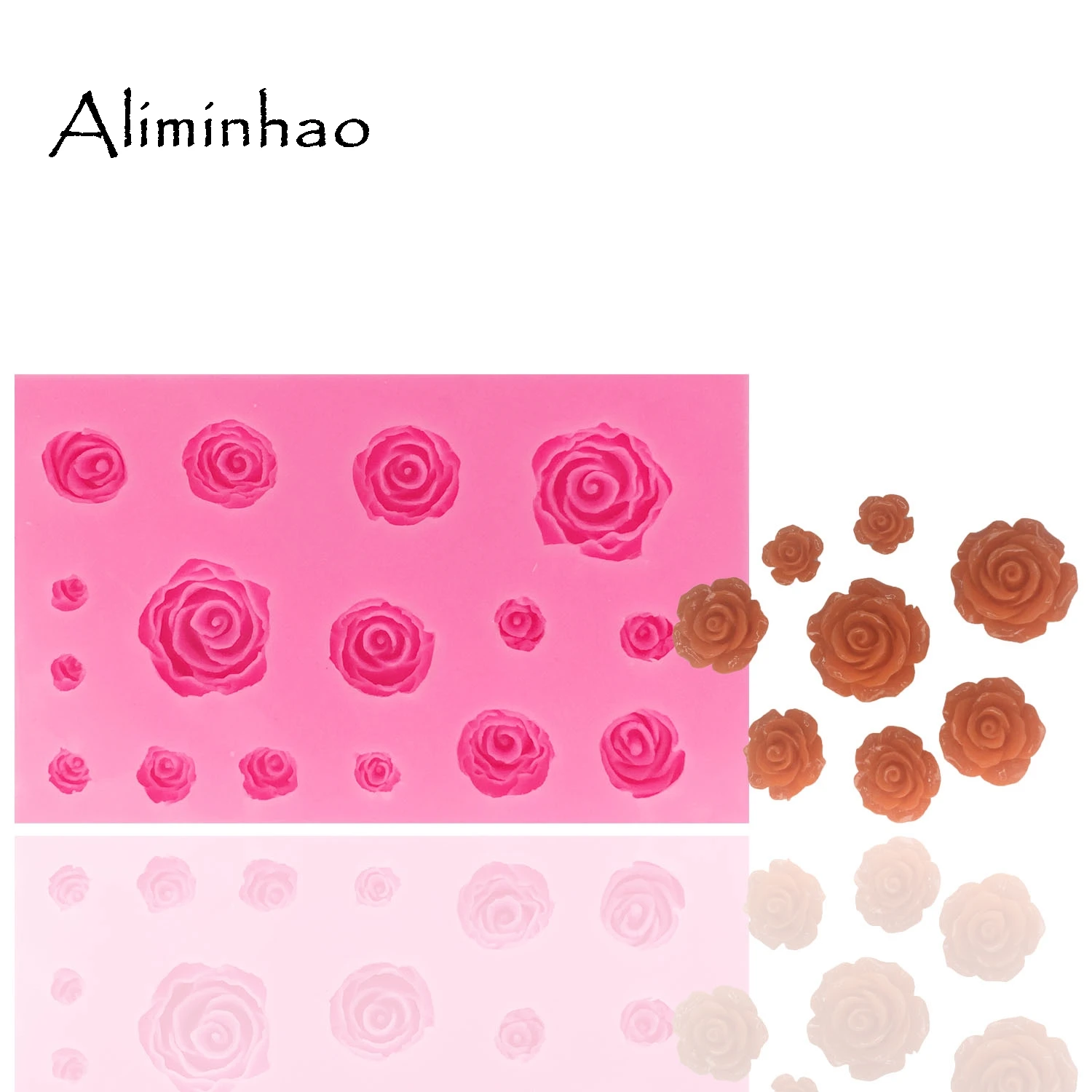 DY0047 Rose blume kuchen form DIY Silikon Form Sugar dessert Süßigkeiten Schokolade Fondant Kuchen Dekorieren Werkzeuge