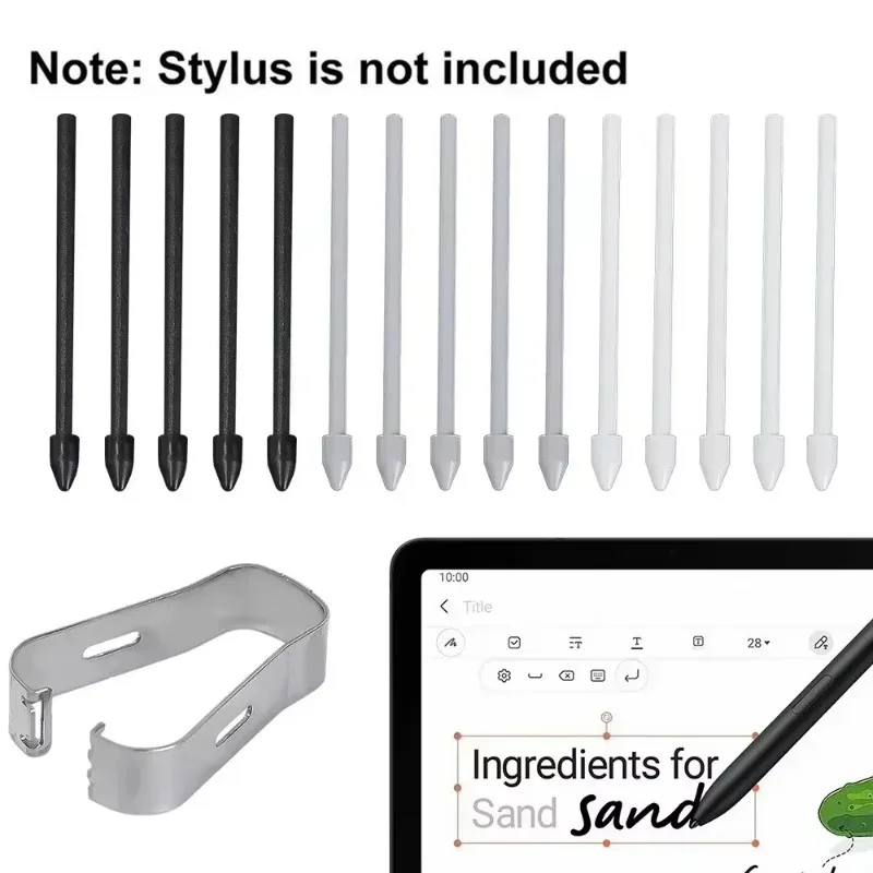 Universal Replacement Stylus Pencil Nib with Removal Tweezer for Tablets and Smartphones