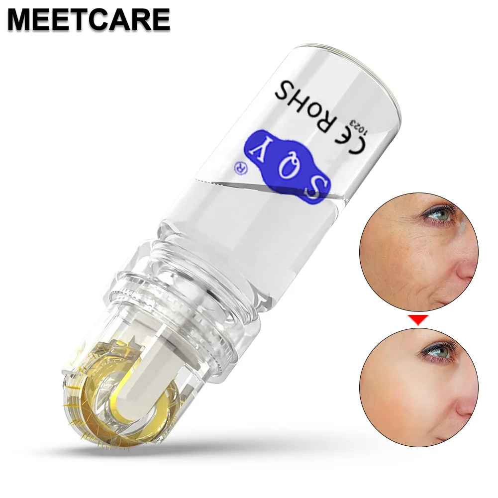 64pin Hydra Derma Roller Titanium Microneedle Dermaroller Hydrating Skin Rejuvenation Anti Wrinkle For Serum Roller No Liquid