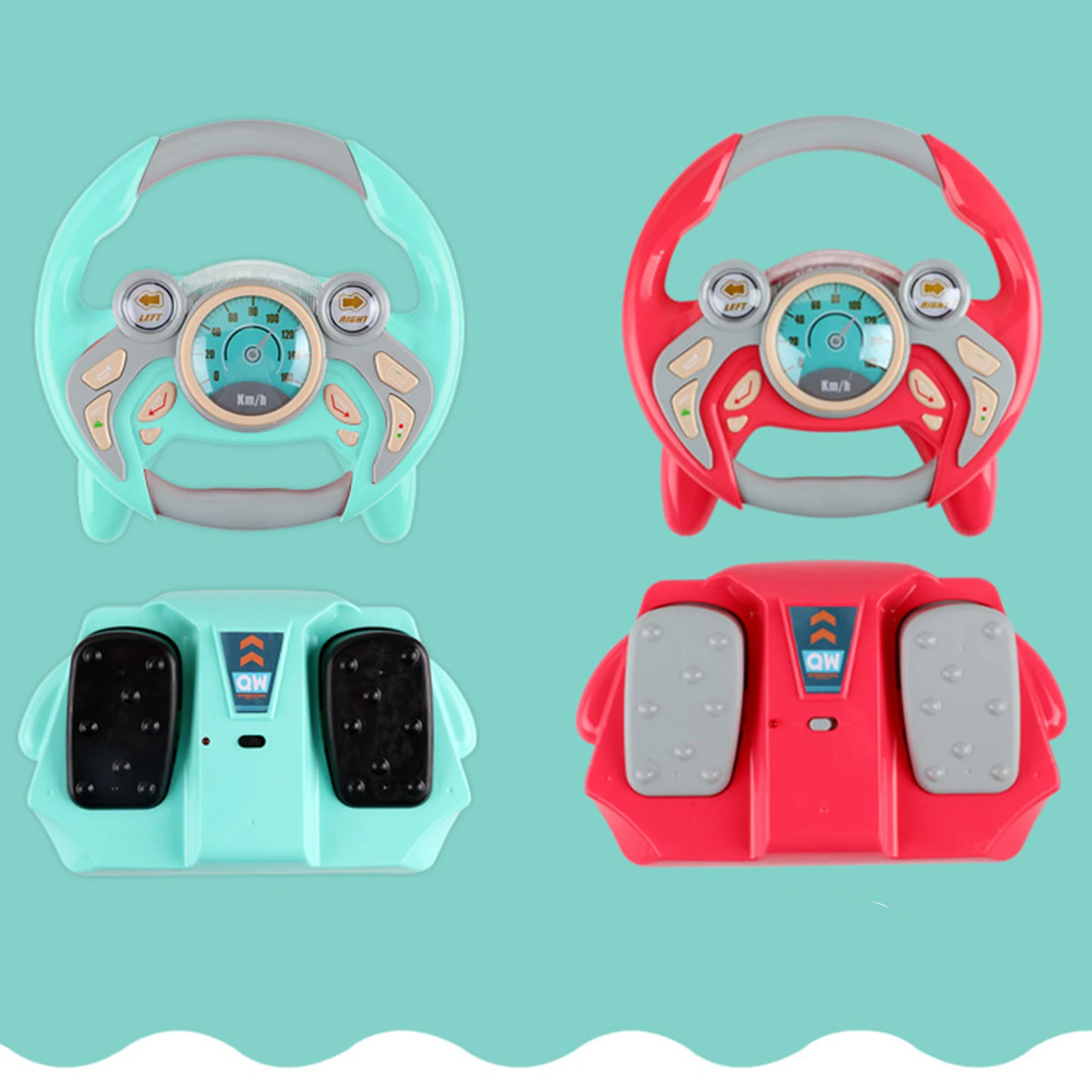 Simulated Steering Wheel for Kids Children Car Toy Interactive Driving Multifunctional Baby Gifts Electric Toys Interactive Toys 4