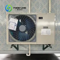Chambre froide certifiée pour congélation rapide avec unité de réfrigération industrielle puissante 5