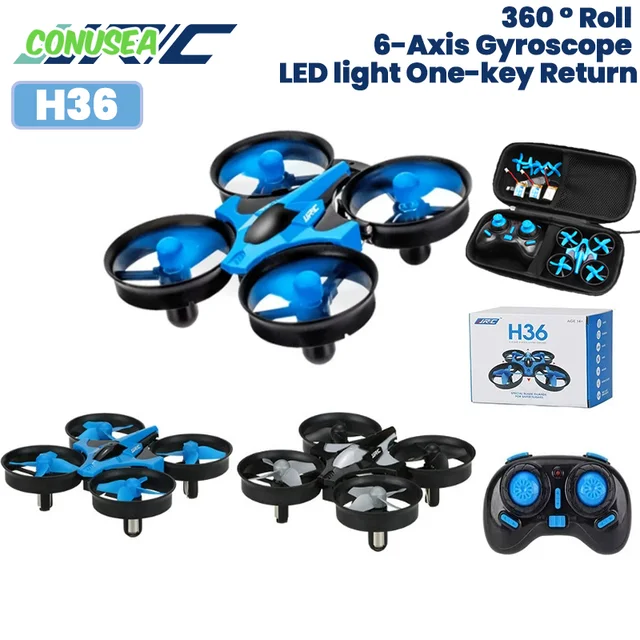 Jjrc H36 Mini Rc Drone 4Ch 6-Axis Headless Mode Helicopter 360 Degree Flip Remote Control Quadcopter Toys Mini Drone for Kids 2