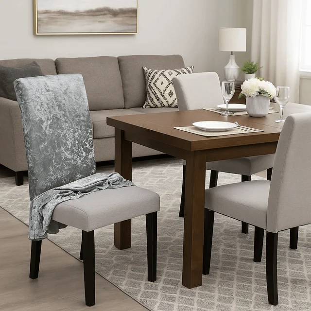 Velvet Dining Chair Cover 3