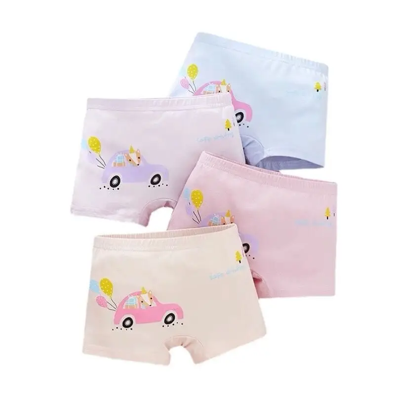 Cartoon Cotton Boxer Girls Toddler Underwear 3 Packs For Spring 2022 X0802  From Lianwu08, $6.98