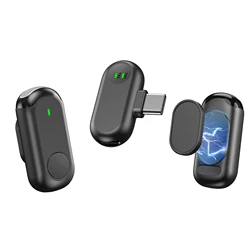 Wireless Dual - Mic Lapel System for Vlog Recording & Live Streaming (Type - C Plug)