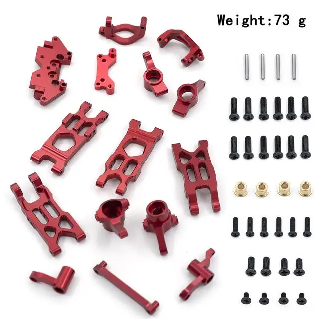1/18 RC Car Metal Full Kit for 1:18 Scale Model Car HBX 18859 18858 18857  18856 Upgrade Parts Front Rear Swing Arm Steering Cup