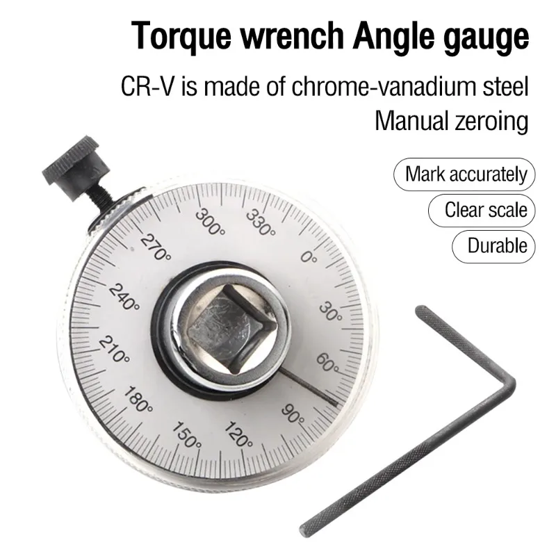

New Angle Torque Gauges Spanner High Hardness Good Toughness Silvering Long Handle Torque Wrench Repairing for Car tools