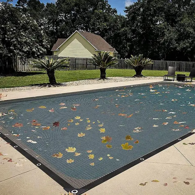 Pool Screencover Tóhálózat Hálózat Levél Háló Mérleges Föld Téglalap Medence Finom Ool - Image 3