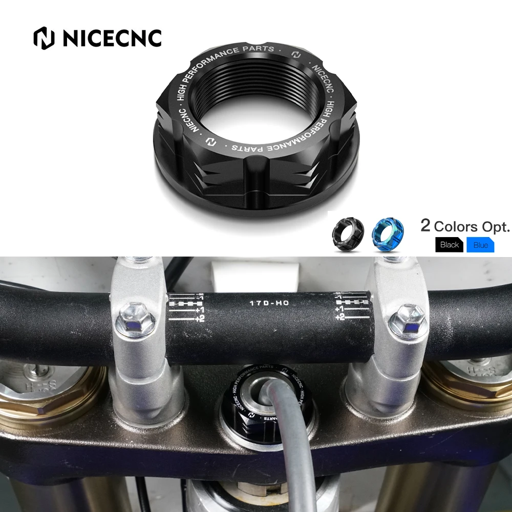 NiceCNCMotorcycleSteeringStemNutForYamahaWR250FX450FYZ125X