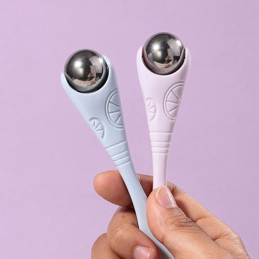 Double-ended Massage Stick Dual-purpose Scooping ended Eye Cream Double-headed 360° Roller Multi-purpose Reduce Eye Lines