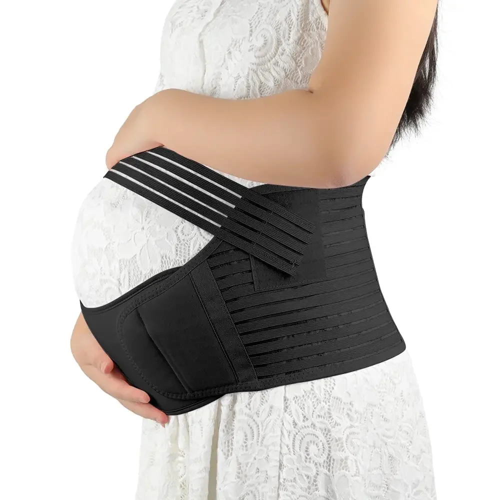 Back and Belly Abdominal Compression Adjustable Breathable Maternity Support Belt for Prenatal Care Lower back support belt pregnancy belly support belt