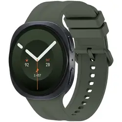 Premium Silicone Sport Band for Smartwatches - Comfortable and Durable Strap Bracelet (Official Green)