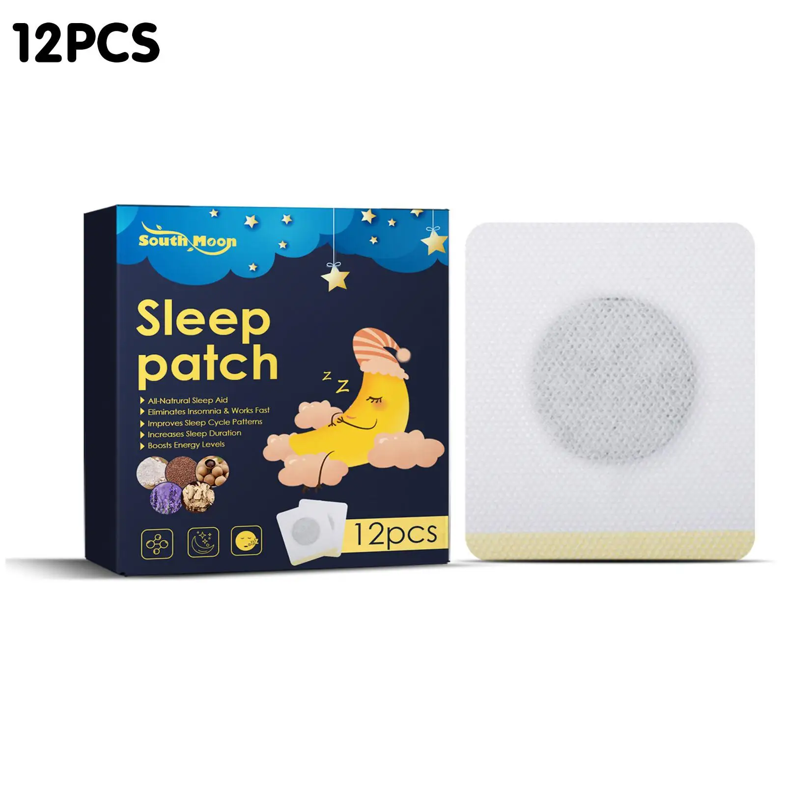 12Pcs שינה תיקון מהיר מנומנם לשפר נדודי שינה טבעי להקל על בשעות הלילה חולמניות חרדת מתח המוח בריאות תיקוני