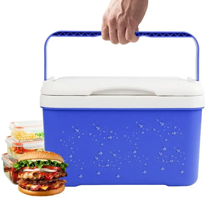 손잡이가 달린 단열 여행용 냉장고, 자동차 캠핑 미니 냉장고, 일반 해변 소형 쿨러, 자동차 