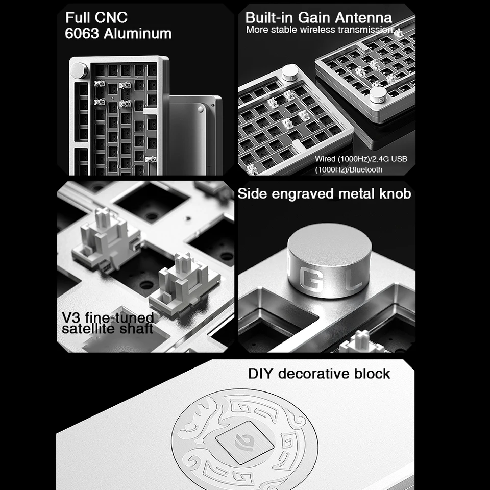 LEOBOG Hi8/Hi8SE Aluminum Mechanical Keyboard/Barebone Kit 75