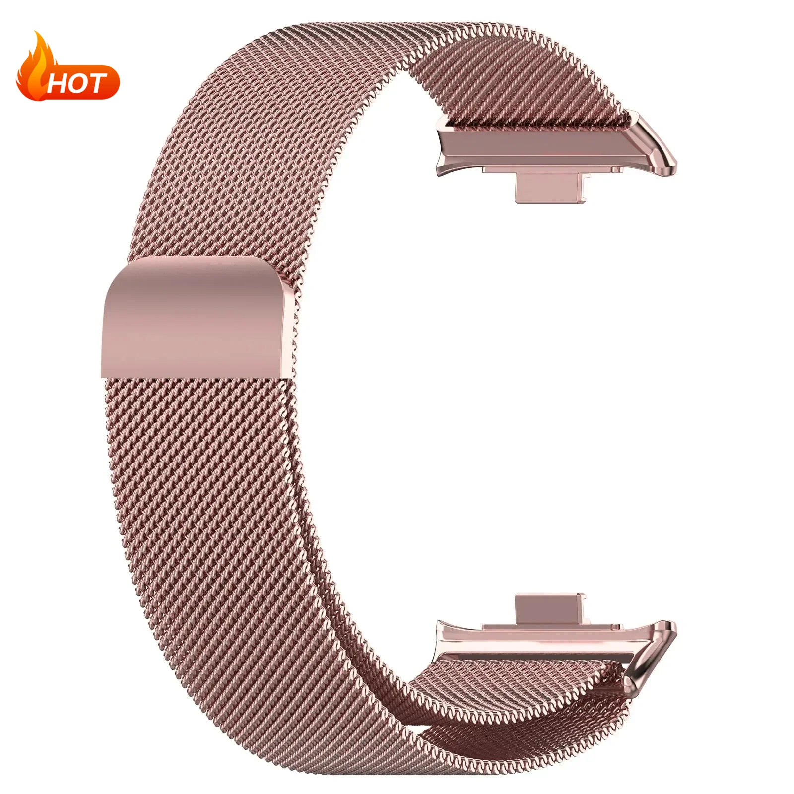 Magnetic Stainless Steel Replacement Wristband - Premium Metal Strap
