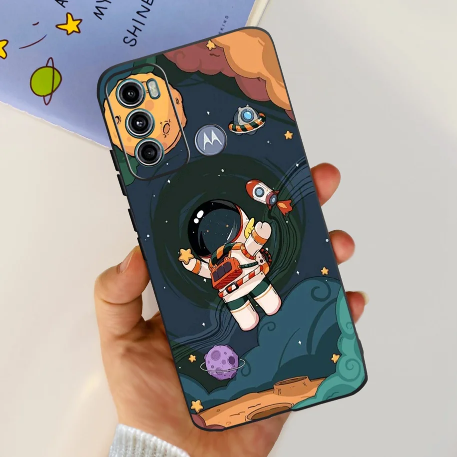 Cute Astronaut Shockproof Phone Case Cover