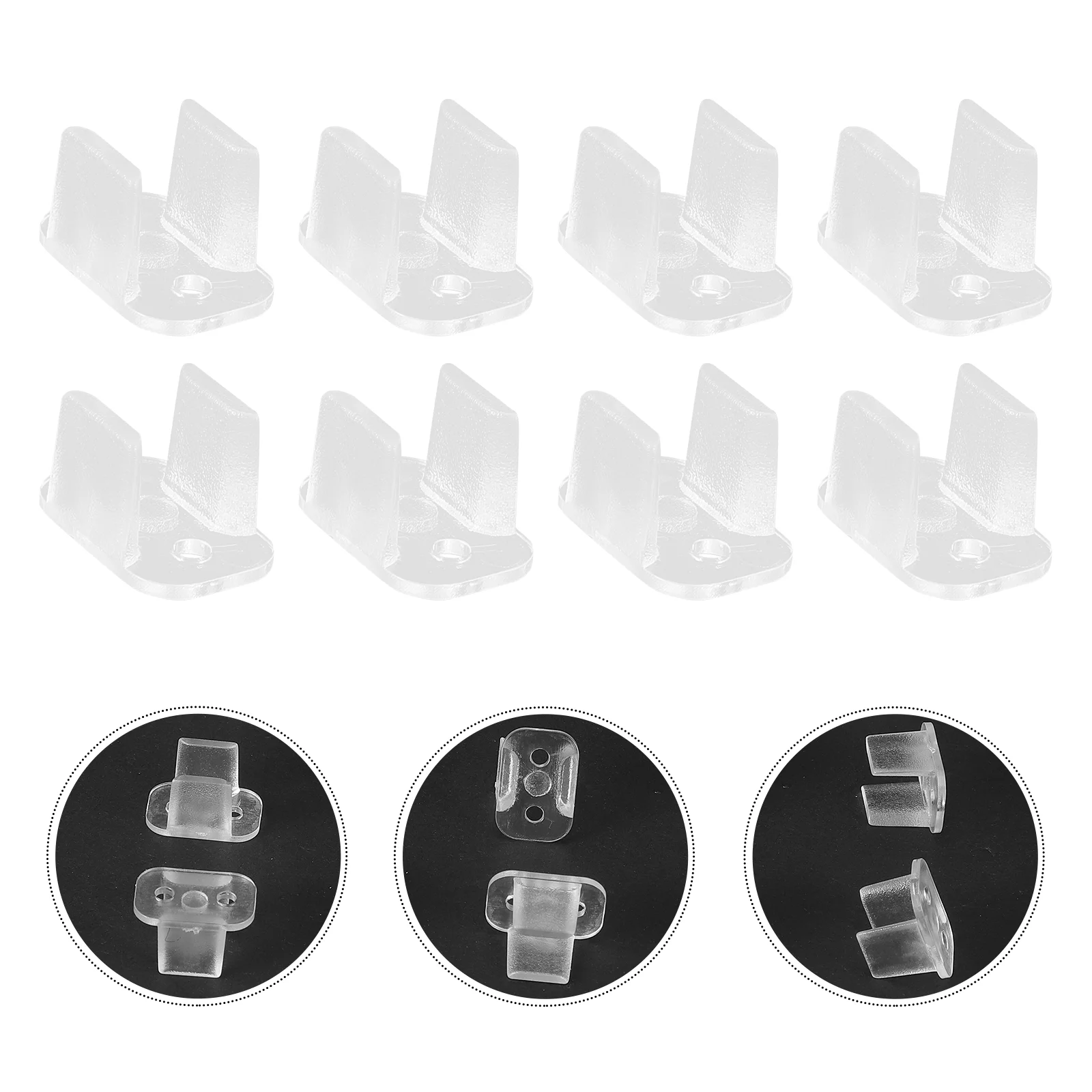 

100 Pcs LED Light Neon Lamp Mounting Clips LED Light Plastic Clips