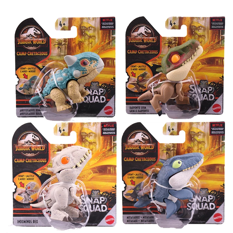 Jurassic World Mini Dinosaur Toy Figures - Tyrannosaurus & Ankylosaurus Action Set
