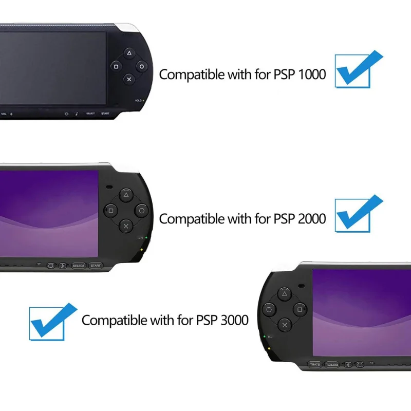 PSP charger cable, USB charging PSP Playstation Portable power cord for 1000 2000 3000 series