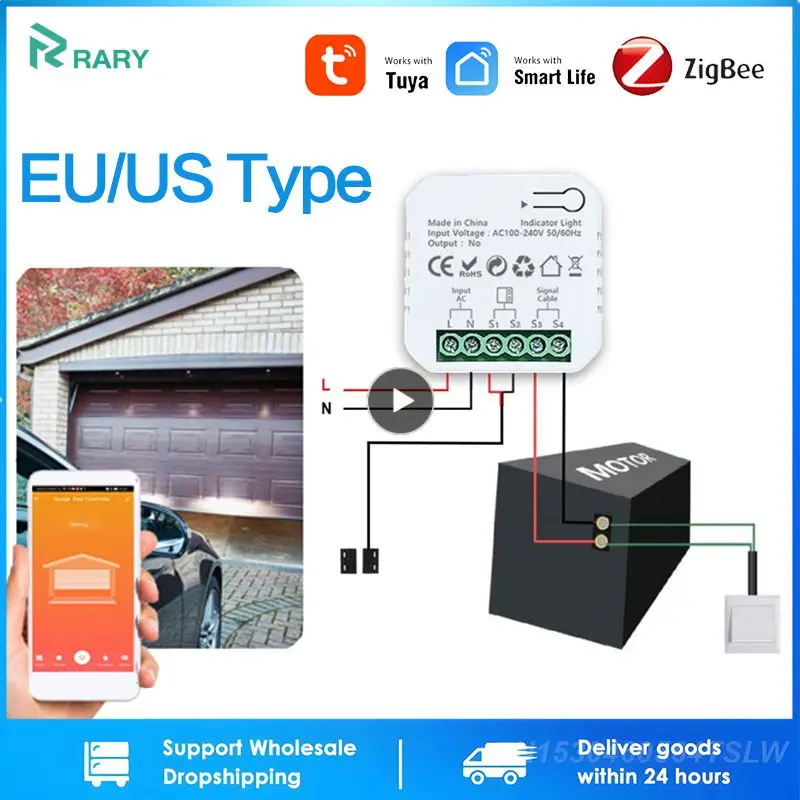 135pcsTuyaSmartZigBeeGarageDoorOpenerControllerWireless