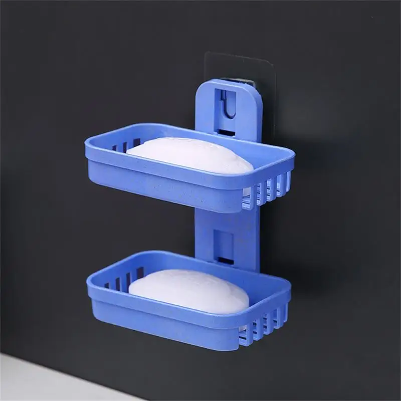 Soap Holder for Shower Wall Mounted Clouds Bar Rack Eith Hooks Multi  Function Drain Sponge Bathroom Soap Holder Sponge Dish - AliExpress