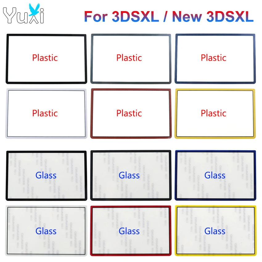 YuXi-For-3DS-XL-New-3DS-XL-LL-Top-Screen-Len-Plastic-Glass-Cover-LCD ...