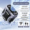 Portable Stepless Variable Waist Fan with Belt Clip, 100 Gears Digital Display, 6000mAh High Speed Fan for Outdoor Activities 6