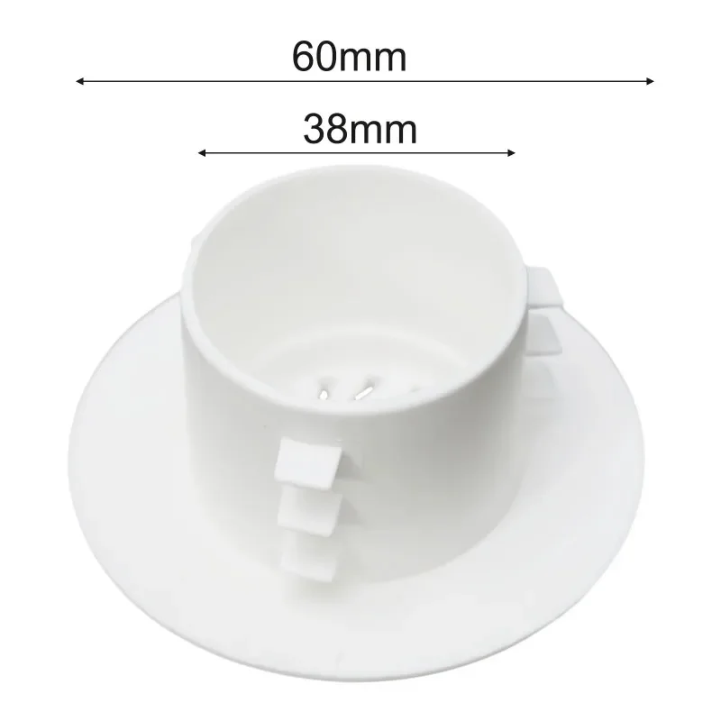 1pc Plastic Cover For Air Conditioning Holes Openings With Shutters Ventilation Grille Wall Hole Decoration 40-100mm Cover air conditioning hole cover
