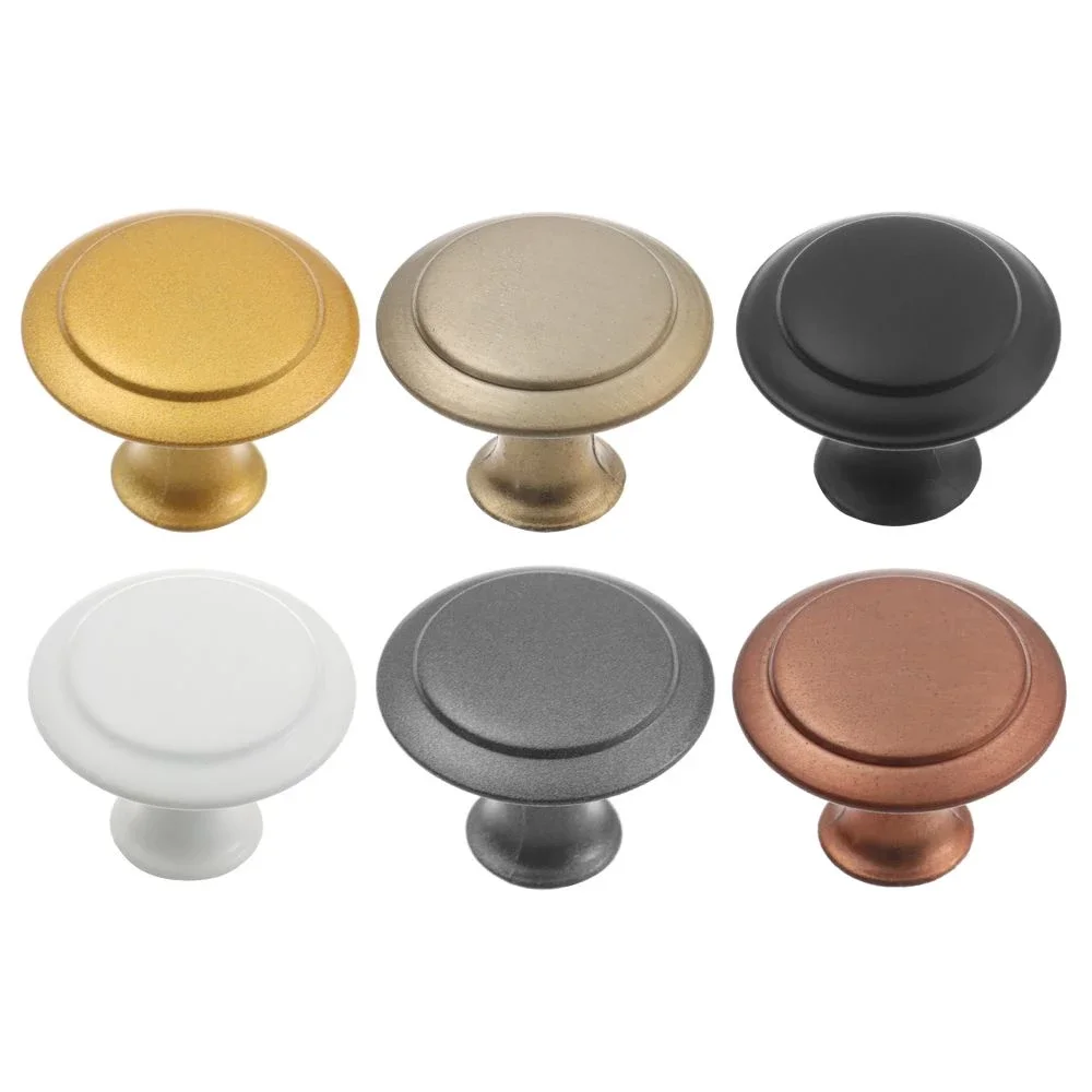 Fashion Round Shape Cabinet Pulls Drawer Knob Door Handle Wardrobe Pulls Furniture Fitting Cabinet Dresser Hardware 2Pcs/Lot furniture knobs