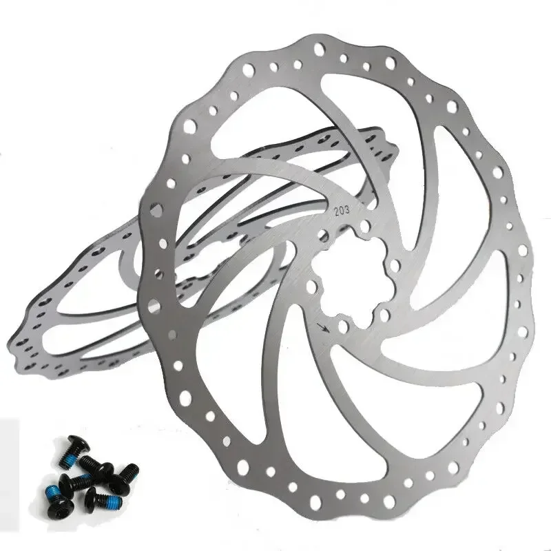 Set Freni A Disco Meccanici Per Bici - Anteriore E Posteriore In Alluminio Per Mountain Bike E Bici Da Strada (Dischi 160/180mm)