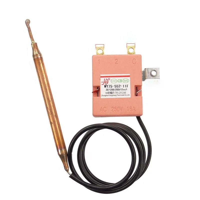 Electric Water Heater Thermostat 75Degree Mechanical Regulator Temperature Control Thermostat for Electric Water Heater