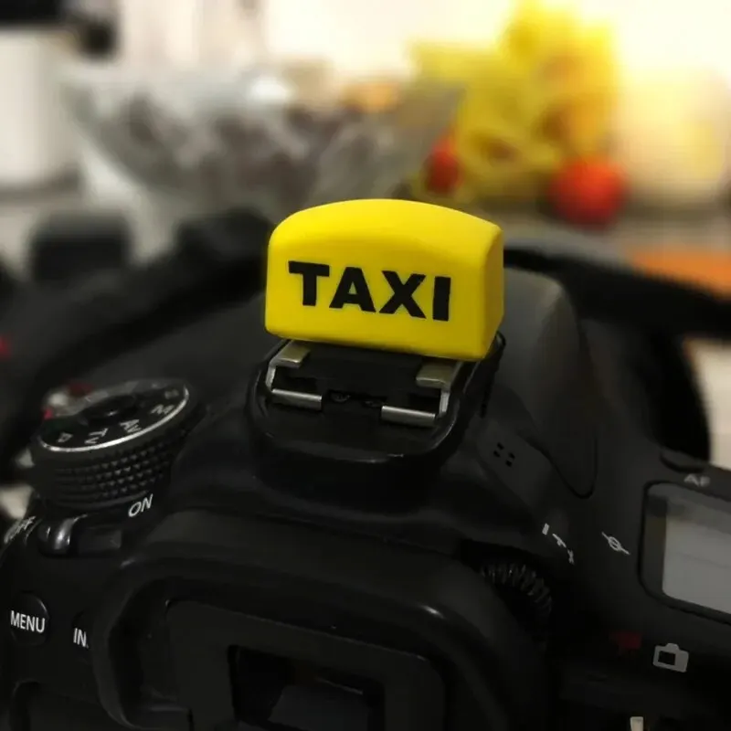 TAXI Camera Hot Shoe Cover Protective Cover Cartoon for Taxi for Sony Canon Nikon Olympus Panasonic Pentax Camera Accessories camera accessories