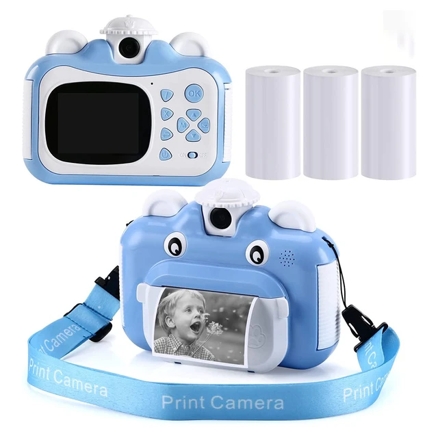 appareil photo enfant,appareil photo instantané,Appareil Photo instantané  pour enfants, avec jouets imprimés, vidéo, Photo numérique, cadeau  d'anniversaire, noël - AliExpress